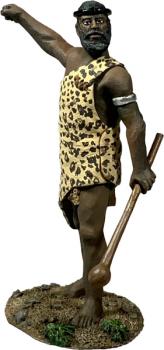 Image of Zulu Chief Signaling, 1879--single figure