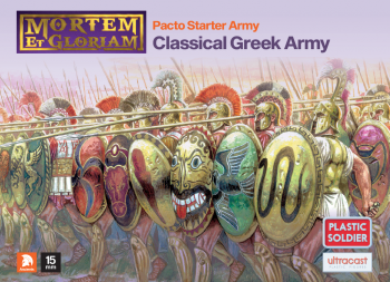 Mortem et Gloriam Classical Greek Pacto Starter Army--15mm Ultracast plastic figures--AWAITING RESTOCK. Mortem et Gloriam Classical Greek Pacto Starter Army--15mm Ultracast plastic figures--AWAITING RESTOCK. #46355