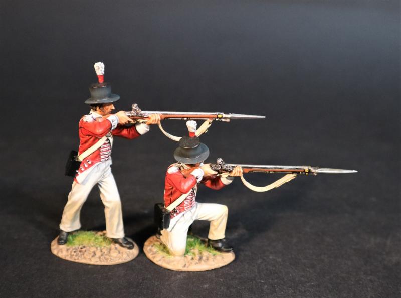 Two Line Infantry (standing firing, kneeling firing), The 74th (Highland) Regiment, Wellington in India, The Battle of Assaye, 1803--two figures #1