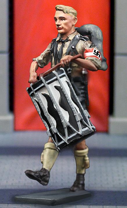 HJ Drummer Marching--single figure--TWO IN STOCK. #1