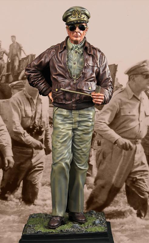Douglas MacArthur--single 12 inch tall figure #1