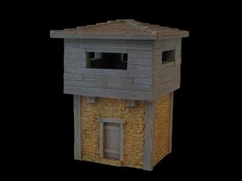 Image of Fort Apache 1876 #05 Block House 6" x 7" x 10"--Three Foam Pieces--AWAITING RESTOCK! 