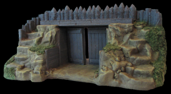 Image of Fort Apache 1876 #13 Sally Port (Rear Gate) 16" x 10" x 7"--four foam pieces--AWAITING RESTOCk