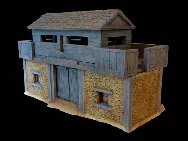 Fort Apache 1876 #04 Gatehouse with  Working Gate 17" x 9" x 11"--Six Foam Pieces--Restock will take two to three months. #1