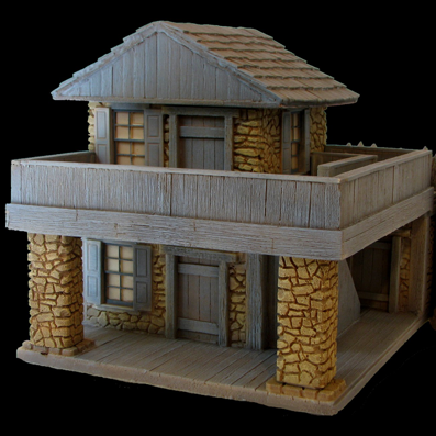 Fort Apache 1876 #02 Commanding Officer's Quarters 13" x 10" x 10"--six foam pieces--ONE IN STOCK. #2