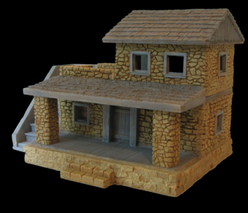 Image of Fort Apache 1876 #03 Headquarters Building 15" x 12" x 11"--six foam pieces--Restock will take two to three months.