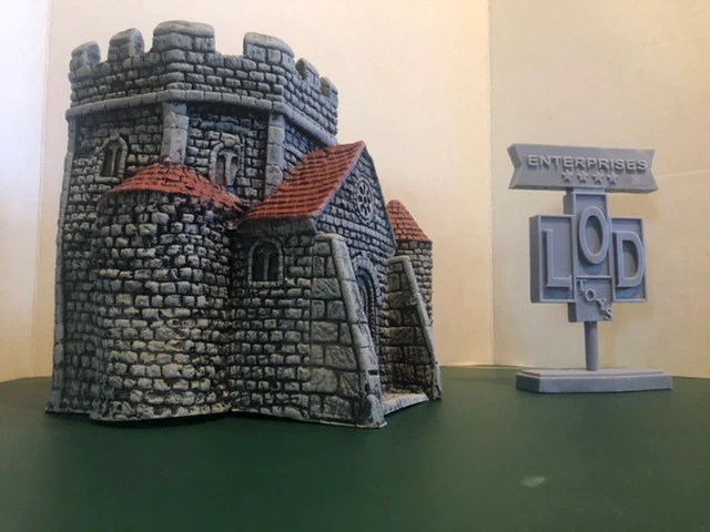 Fortified Abbey Individual Abbey Piece #1