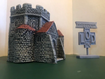 Image of Fortified Abbey Individual Chapel Piece--AWAITING RESTOCK.