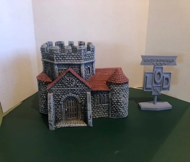 Fortified Abbey Individual Abbey Piece #2