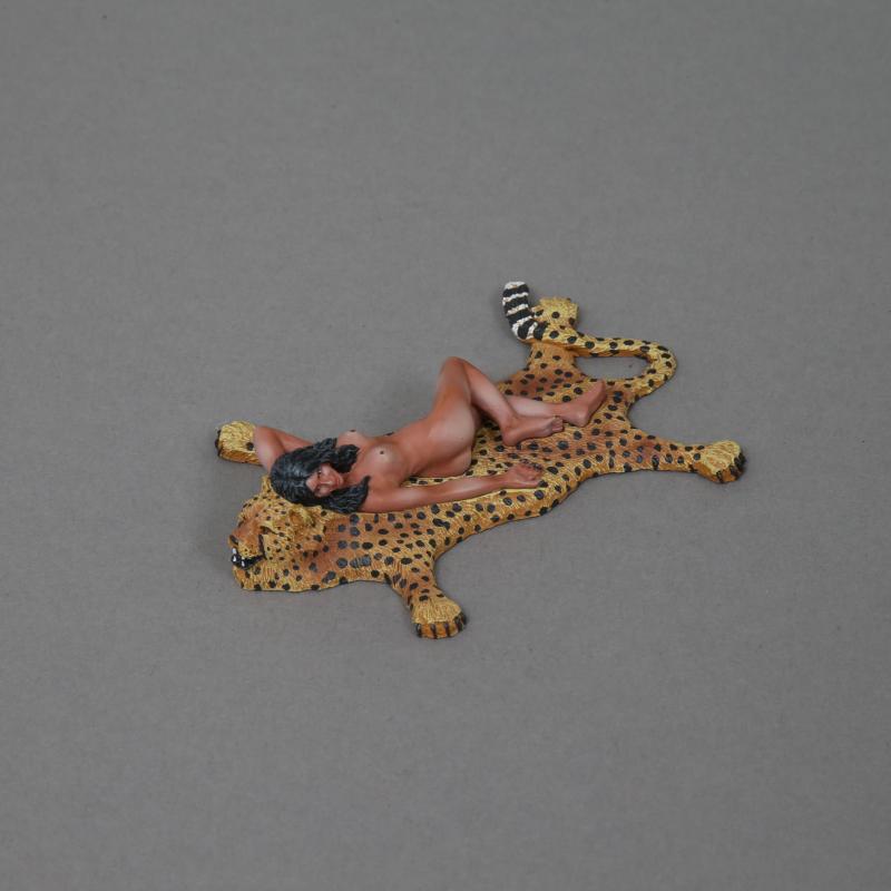 The Pharaoh's Daughter # 2 (sunbathing on leopard skin)--single figure #1