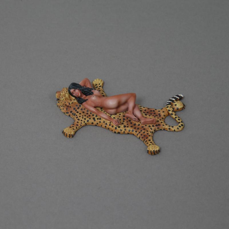 The Pharaoh's Daughter # 2 (sunbathing on leopard skin)--single figure #2