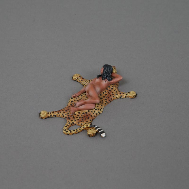 The Pharaoh's Daughter # 2 (sunbathing on leopard skin)--single figure #4