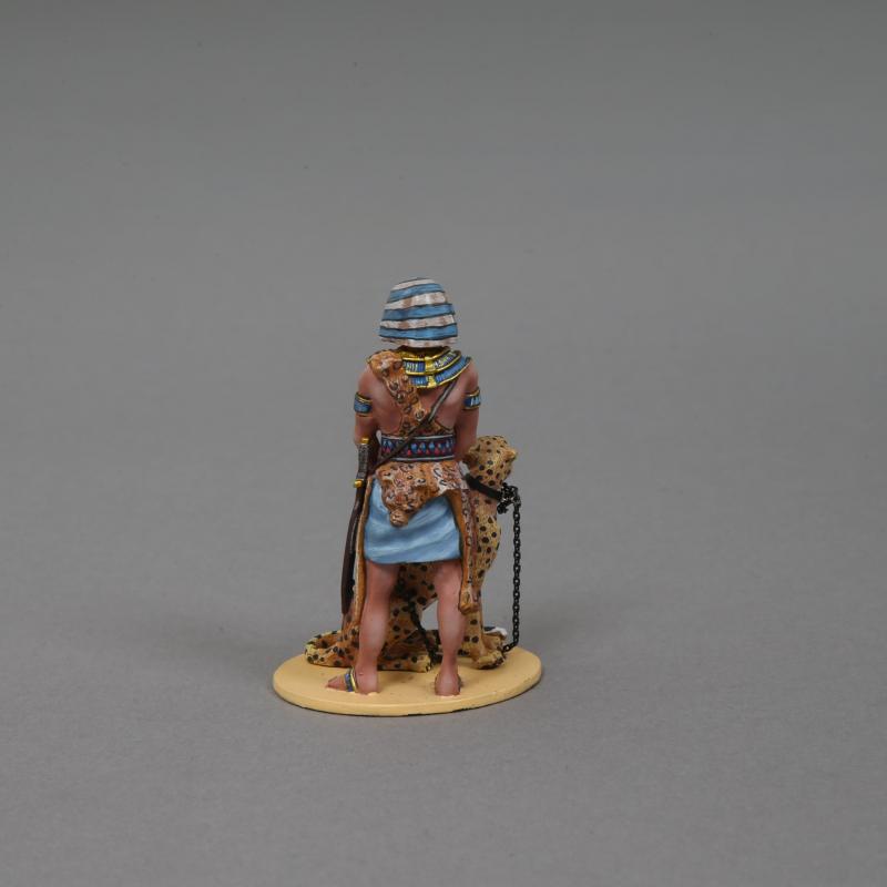 Egyptian Officer & Cheetah--single figure and chained cheetah figure #3