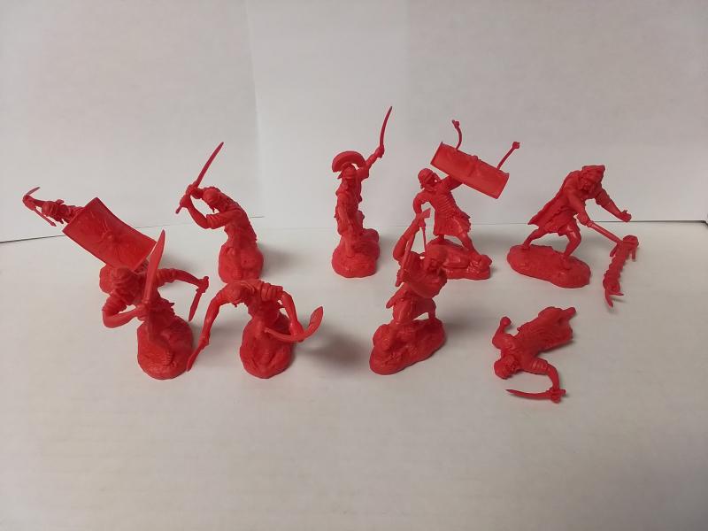 Roman Legionnares - 9 in 9 Poses (RED Color) #4
