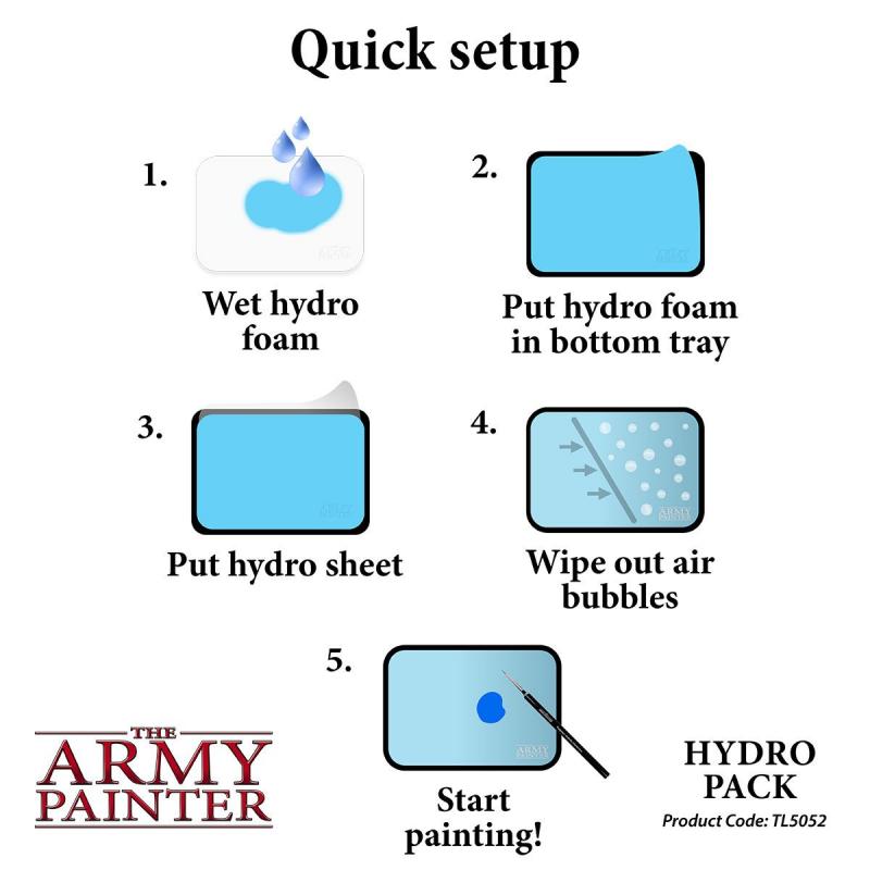 Hydropack Bundle Stay Wet Palette for Acrylic Painting - Acrylic