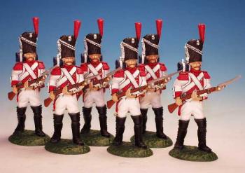 Six Advancing Grenadiers, Dutch Grenadiers, French Army--six figures--RETIRED--LAST ONE!! Six Advancing Grenadiers, Dutch Grenadiers, French Army--six figures--RETIRED--LAST ONE!! #1111