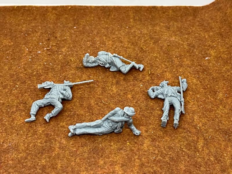 Confederate Casualties--seven prone figures in seven poses #2
