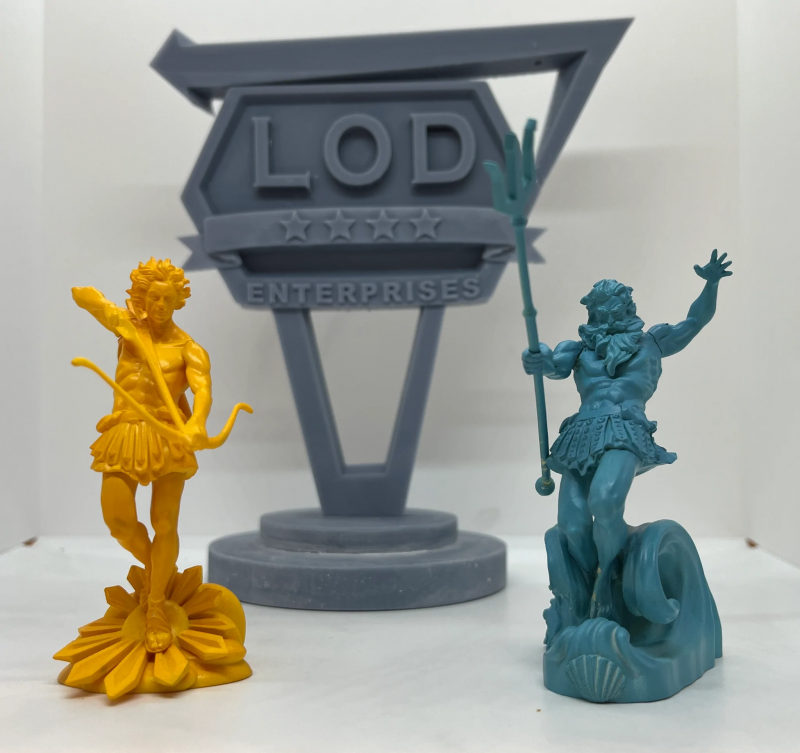 Apollo and Poseidon--two Greek figures #4