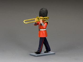 Image of Coldstream Guards Trombonist--single marching figure