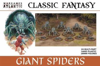 28mm Classic Fantasy: Giant Spiders--makes up to 12 Giant Spider figures, 12 smaller spider figures, and sci-fi part options 28mm Classic Fantasy: Giant Spiders--makes up to 12 Giant Spider figures, 12 smaller spider figures, and sci-fi part options #46507