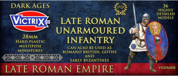 28mm Late Roman Unarmoured Infantry -- Makes 36 figures 28mm Late Roman Unarmoured Infantry -- Makes 36 figures #46508