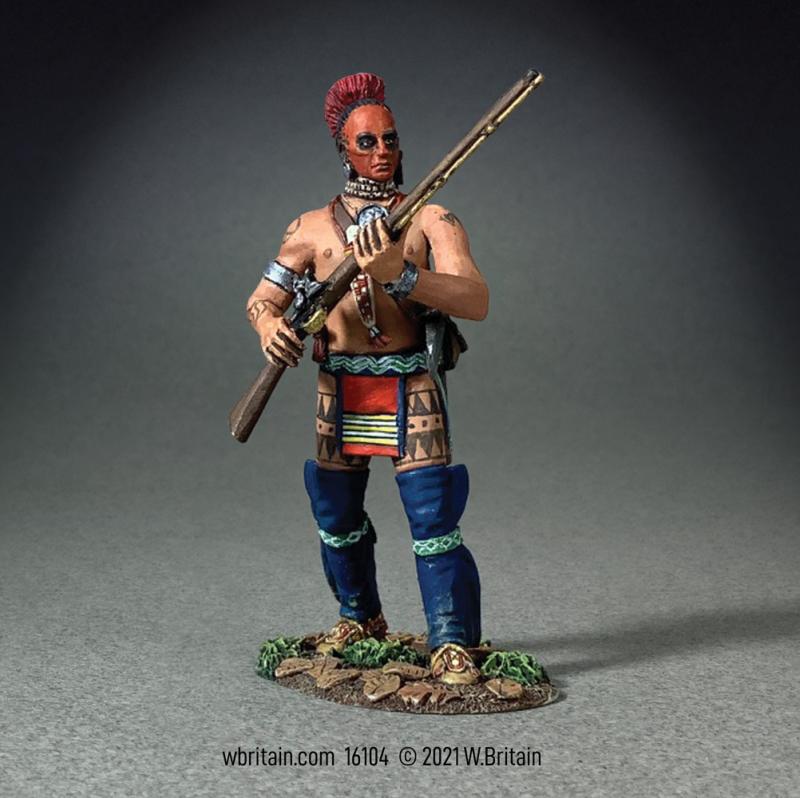 Native Warrior Walking with Caution--single figure #1