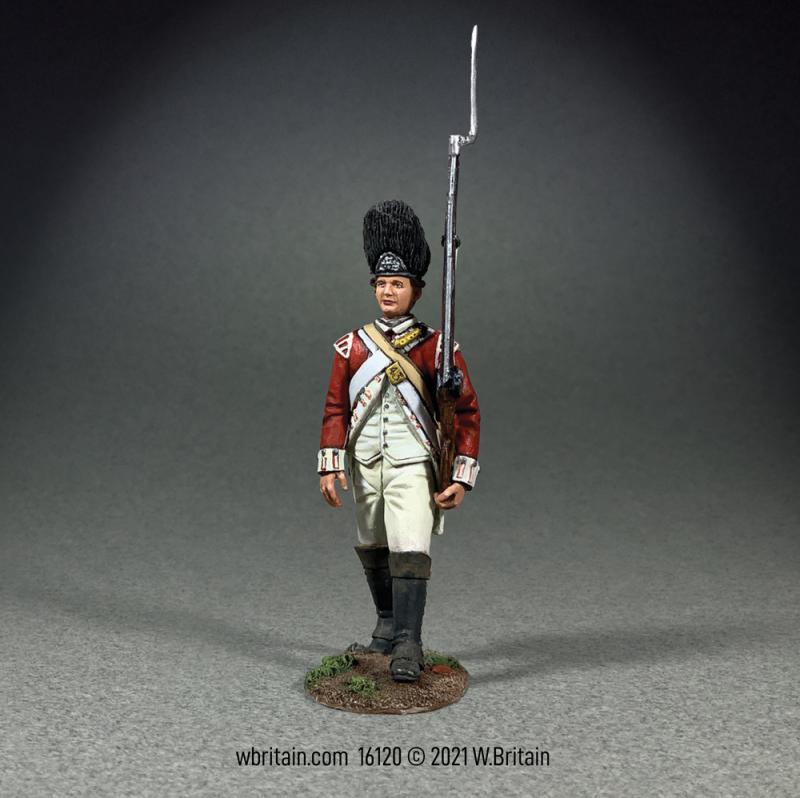 43 Regiment of Foot Grenadier Marching, 1780--single figure #1