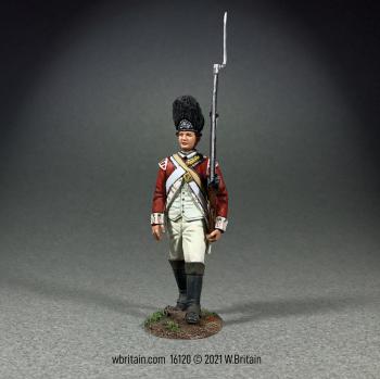 Image of 43 Regiment of Foot Grenadier Marching, 1780--single figure