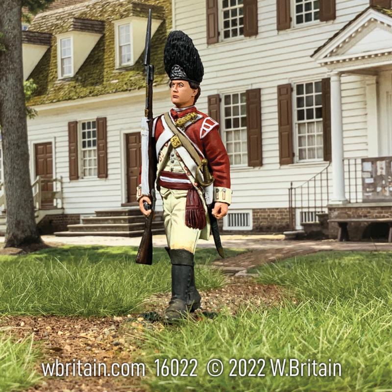 43rd Regiment of Foot, Grenadier NCO Marching, 1780--single figure #3