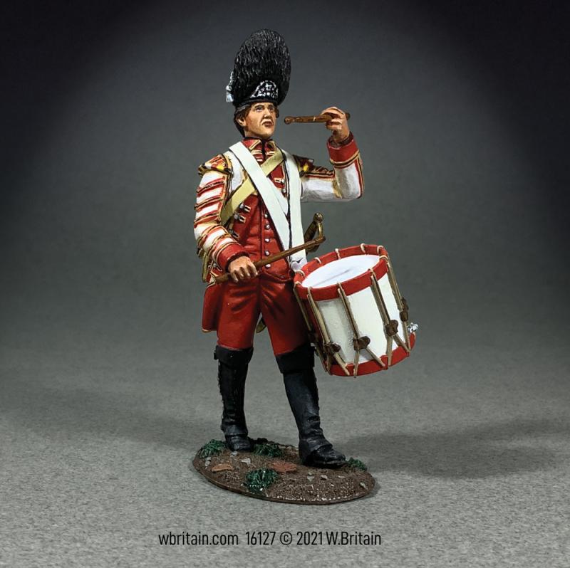 43rd Regiment of Foot, Grenadier NCO Marching, 1780--single figure #1