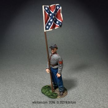 Image of Confederate Artillery Guidon--single figure
