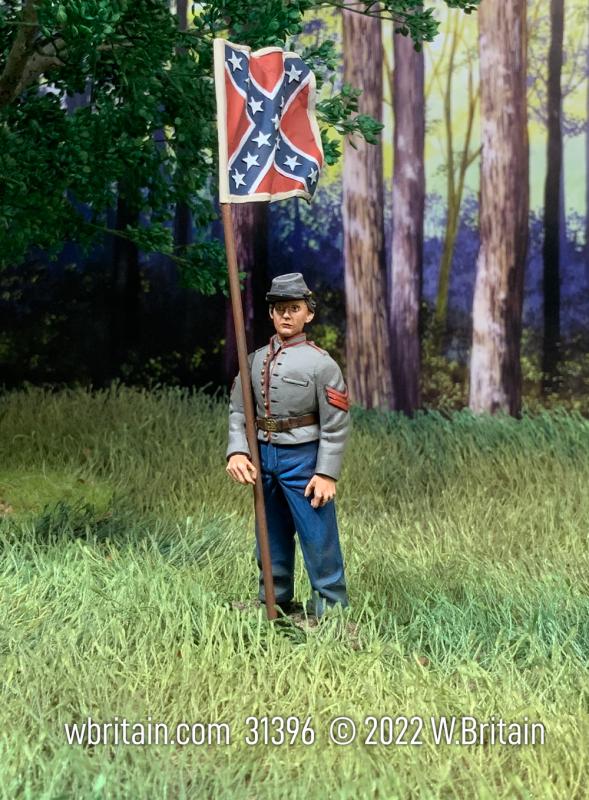 Confederate Artillery Guidon--single figure #3