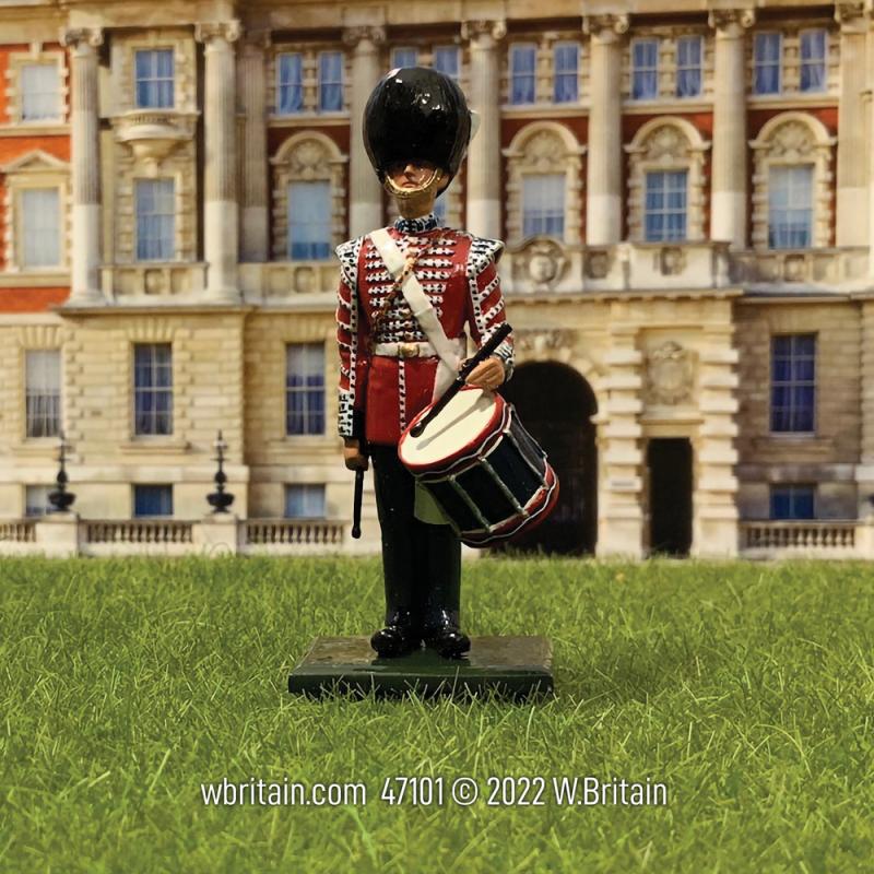 British Grenadier Guards Drummer, Present--single mounted figure #3