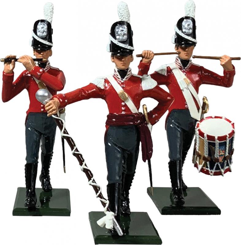 U.S. War of 1812 Infantry Field Music--three figures #2