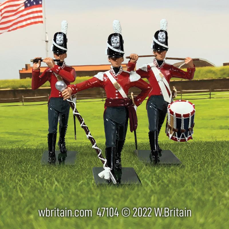 U.S. War of 1812 Infantry Field Music--three figures #3