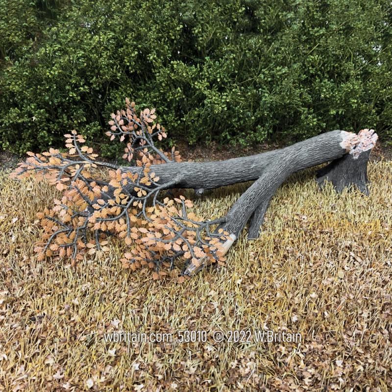 Fallen Old Growth Oak Tree with Stump--single piece (Tree: 3 in. Tall x 10 in. Long x 5 in. Wide) #3