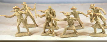 Image of Tombstone Series II--The Cowboys (Gray)--8 figures in 4 poses