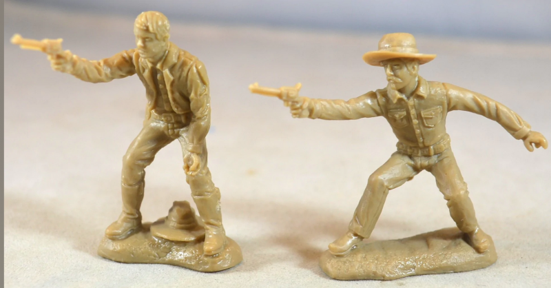Tombstone Series II--The Cowboys (Gray)--8 figures in 4 poses #2