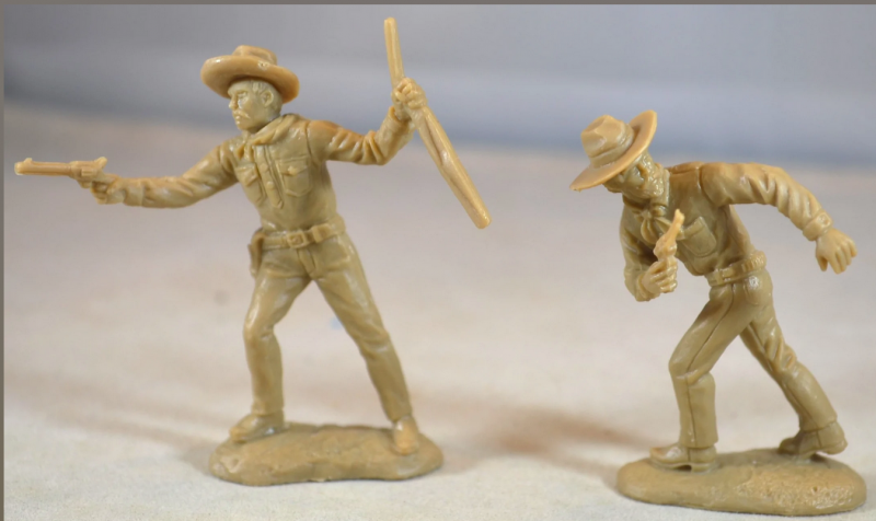 Tombstone Series II--The Cowboys (Gray)--8 figures in 4 poses #3