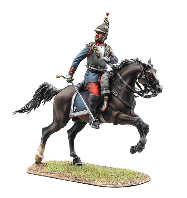 French 4th Cuirassiers Officer--single mounted figure #1