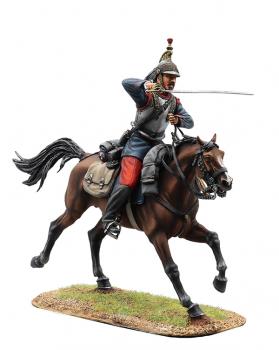 French 4th Cuirassiers Trooper #1--single mounted figure #0