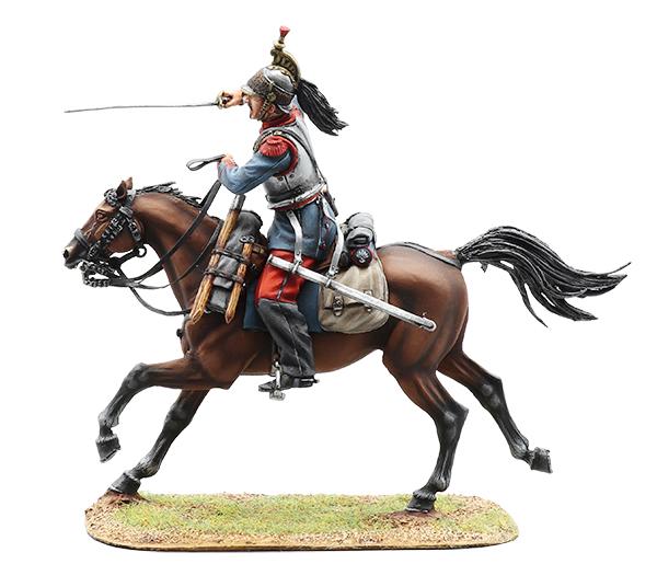French 4th Cuirassiers Trooper #1--single mounted figure #2