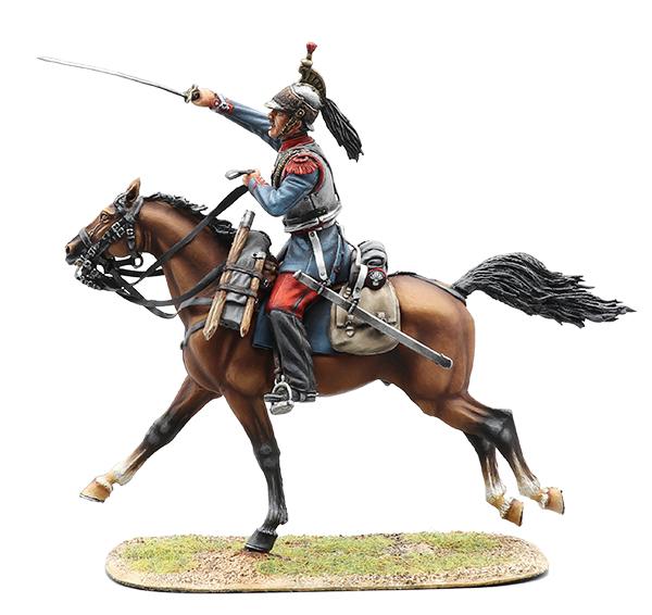 French 4th Cuirassiers Trooper #3--single mounted figure #2
