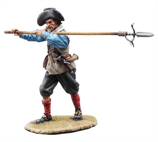 Thirty Years War Gun Crew with Igniter--single figure #1