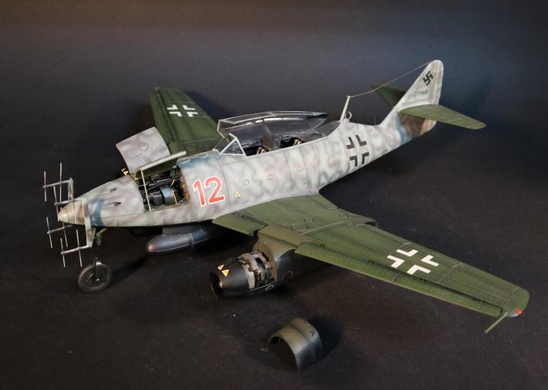 German Messerschmitt ME 262 B-1a/U1(WNr 111980), Red 12, 10./NJG 11, Reinfeld, May 1945. #2