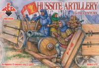 Image of Hussite Artillery, 15th Century--15 figures in five poses and three guns--TWENTY IN STOCK.