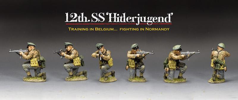 HJSS Firing MP44--single 12th SS Hitlerjugend NCO figure #2