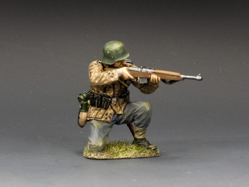 HJSS Kneeling Firing Rifle--single 12th SS Hitlerjugend figure #1