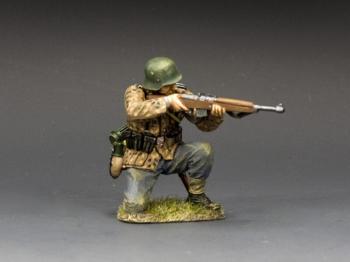 Image of HJSS Kneeling Firing Rifle--single 12th SS Hitlerjugend figure