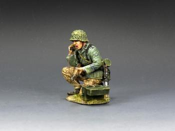 Image of HJSS Kneeling Signaller--single 12th SS Hitlerjugend figure